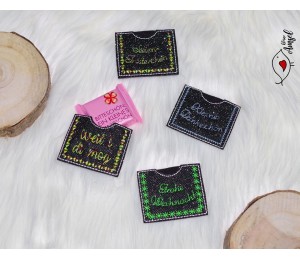 ITH Stickserie - Mini Hüllen mit Sprüchen